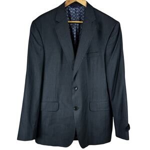 Ted Baker London NWOT Jay Trim Fit Men's 100% Wool Blazer Charcoal Size 46R